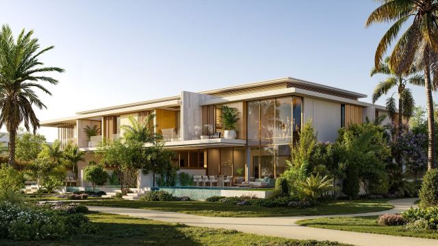 A 4-plex townhouse building at Bay Estate