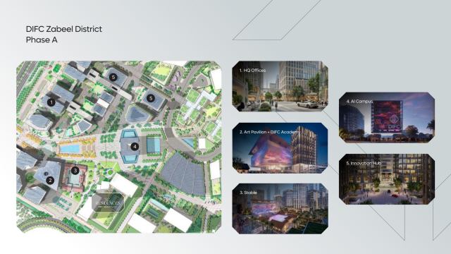 Phase A of DIFC Zabeel District, the first buildings on the plan