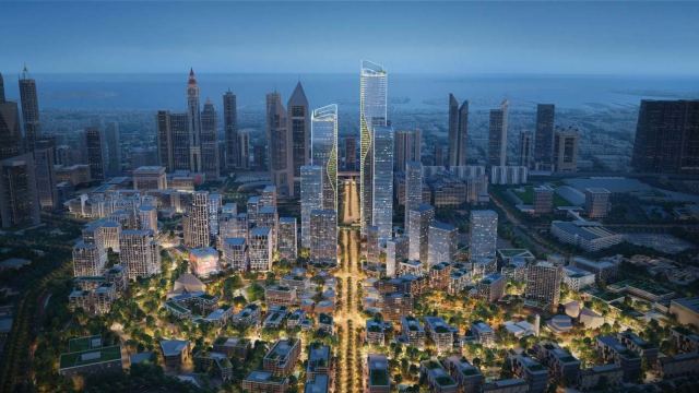 Overall view of the DIFC Zabeel District masterplan