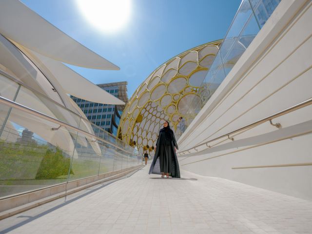 Al Wasl Plaza dome and walkway at Expo City Dubai