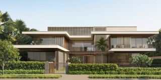 Garden Villa seen from the street at Four Seasons Saadiyat Beach