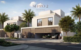 Standalone villa with gated courtyard and covered parking in the Serro 2 cluster at The Heights by Emaar.