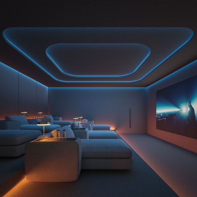 Residents' cinema at Inaura.