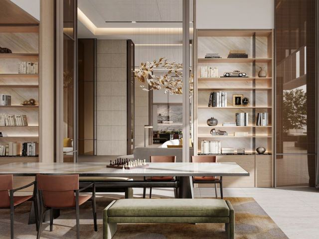The private cinema at Jumeirah Residences Emirates Towers.