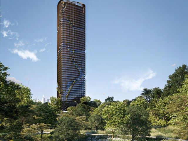 Kanyon by Beyond seen above the landscaped gardens.