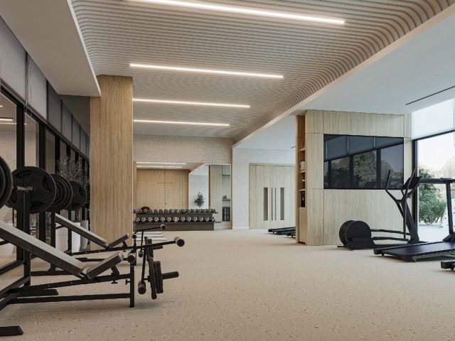Resident gym at Vida Residences Saadiyat Island