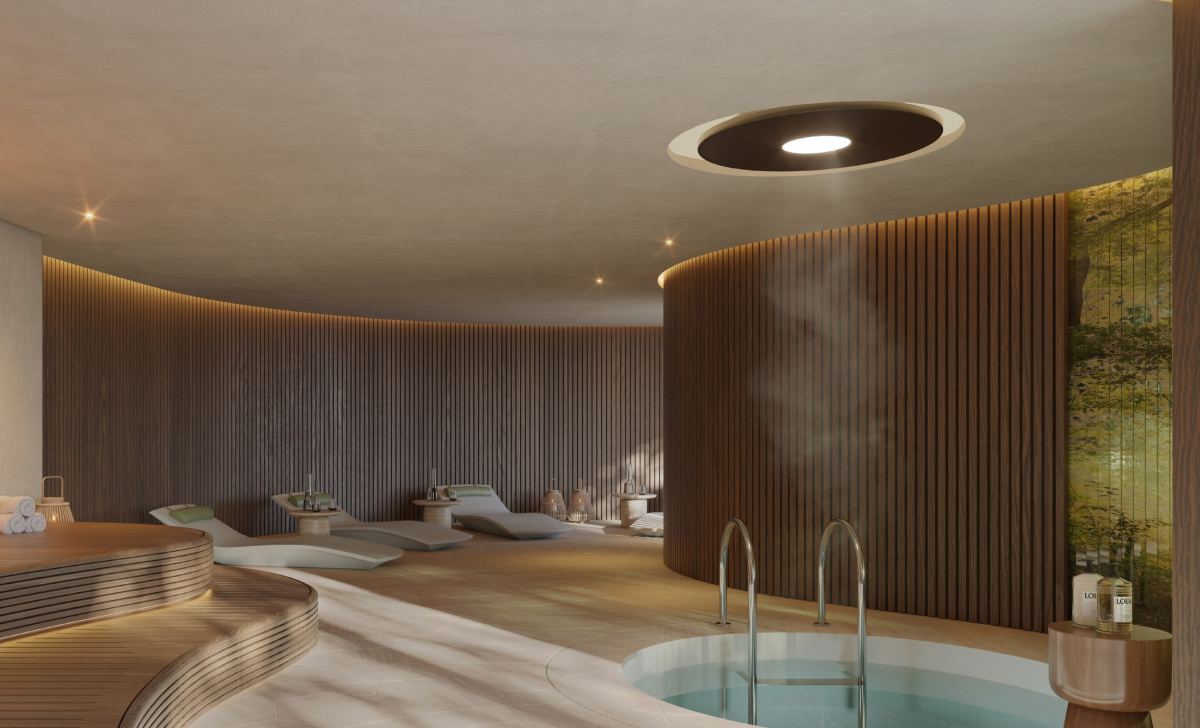 The residents&rsquo; spa and hydrotherapy pool at The Wilds Residences.